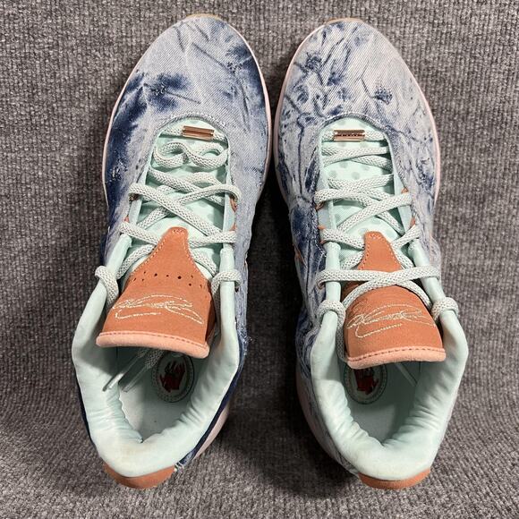 Nike Lebron 21 Shoes Mens Size 12 Aragonite Blue Tie Dye Basketball HF5467-300 - Picture 5 of 9